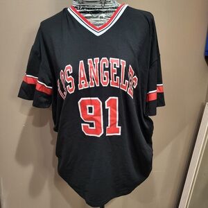 Los Angeles Oversized Football Jersey Style Tshirt